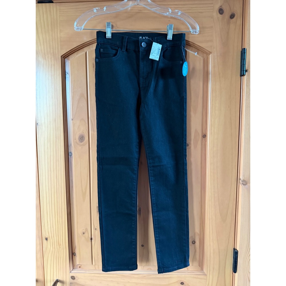 The Children's Place Boys Slim Fit Jeans Black Rinse Size 10 Slim Fit